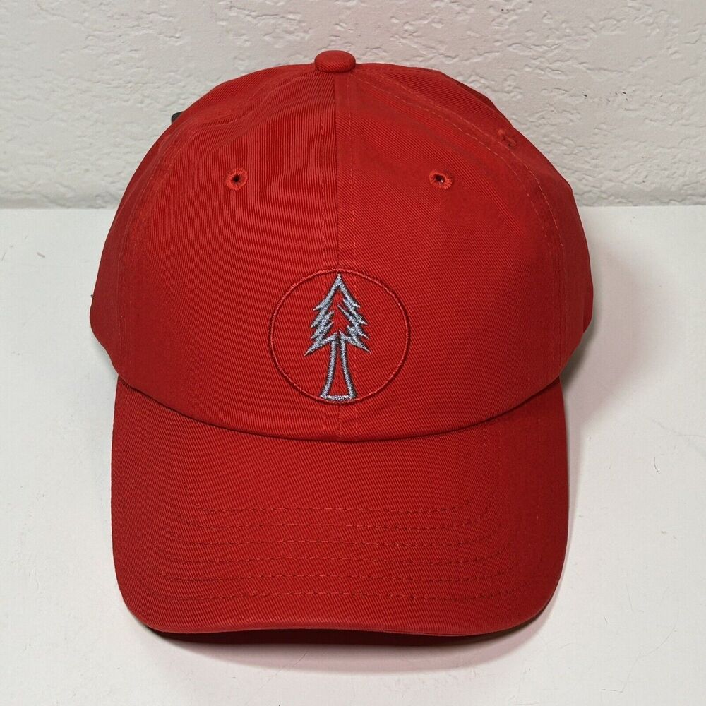 Pistil Mens Jose Hat Adjustable Strapback Outdoors Embroidered Red - NWT
